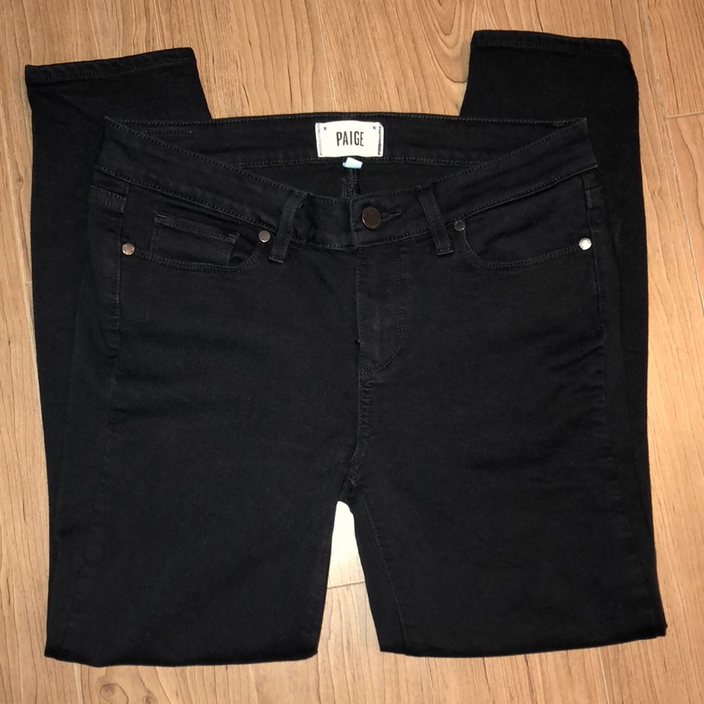 Paige Black Verdugo Crop Jeans